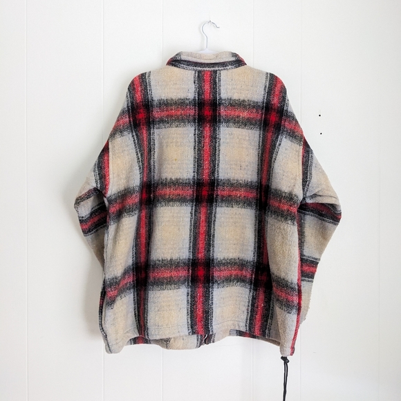 Vintage Earth Ragz Plaid Zip Up Jacket Mens XL - Picture 3 of 4